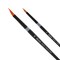 Creative Mark Beste Golden Taklon Wedge Set of 2 Pack Artist Brush, Professional Watercolor Brushes, For Acrylic Painting, Short Handle, Sharp Edges, Hand-Tied & Shaped